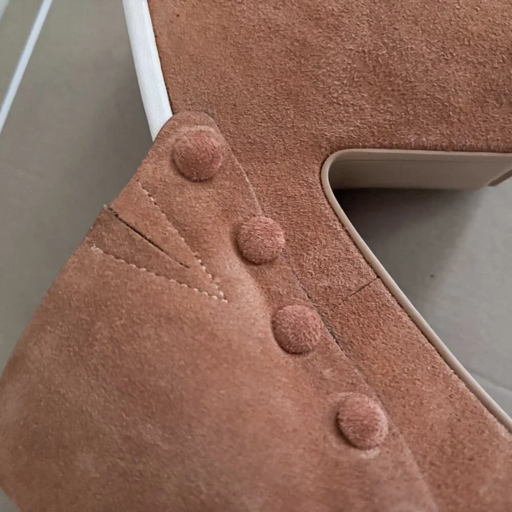 Dolce Vita Emol Suede Platform Mule Size 10 New - Picture 6 of 6